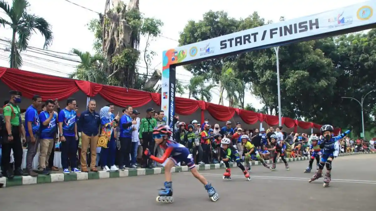 560 Peserta se-Jawa dan Sumatra Berebut Piala Wali Kota Bogor Sepatu Roda Open 2022