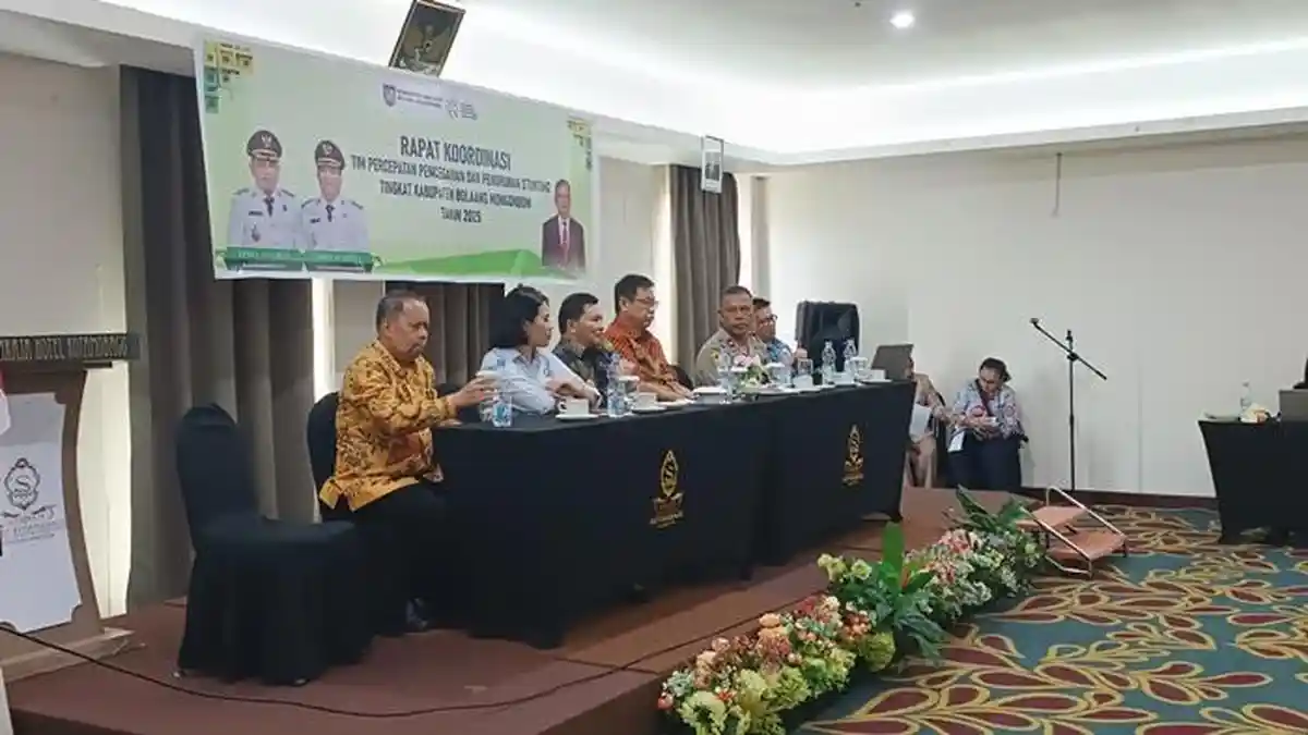 Pemkab Bolmong Sulawesi Utara Gelar Rakor Tim Percepatan Pencegahan dan Penurunan Stunting