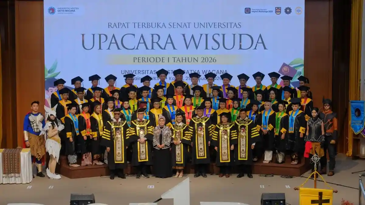 Wisuda UKSW, Rektor Ingatkan 642 Lulusan pada Superhero di Balik Toga dan Semangat Pantang Menyerah