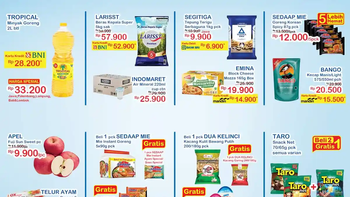 Promo Indomaret 6 November 2021, Minyak Goreng Murah, Maybelline 2 Gratis 1, SKM Diskon 50%