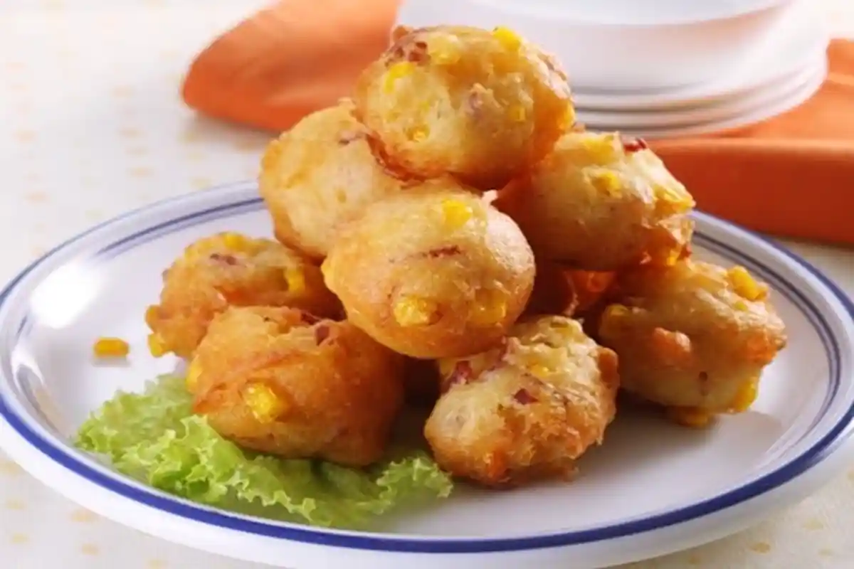 Resep Olieballen Jagung Smoked Beef, Camilan Praktis dan Bikin Nagih, Yuk Coba!