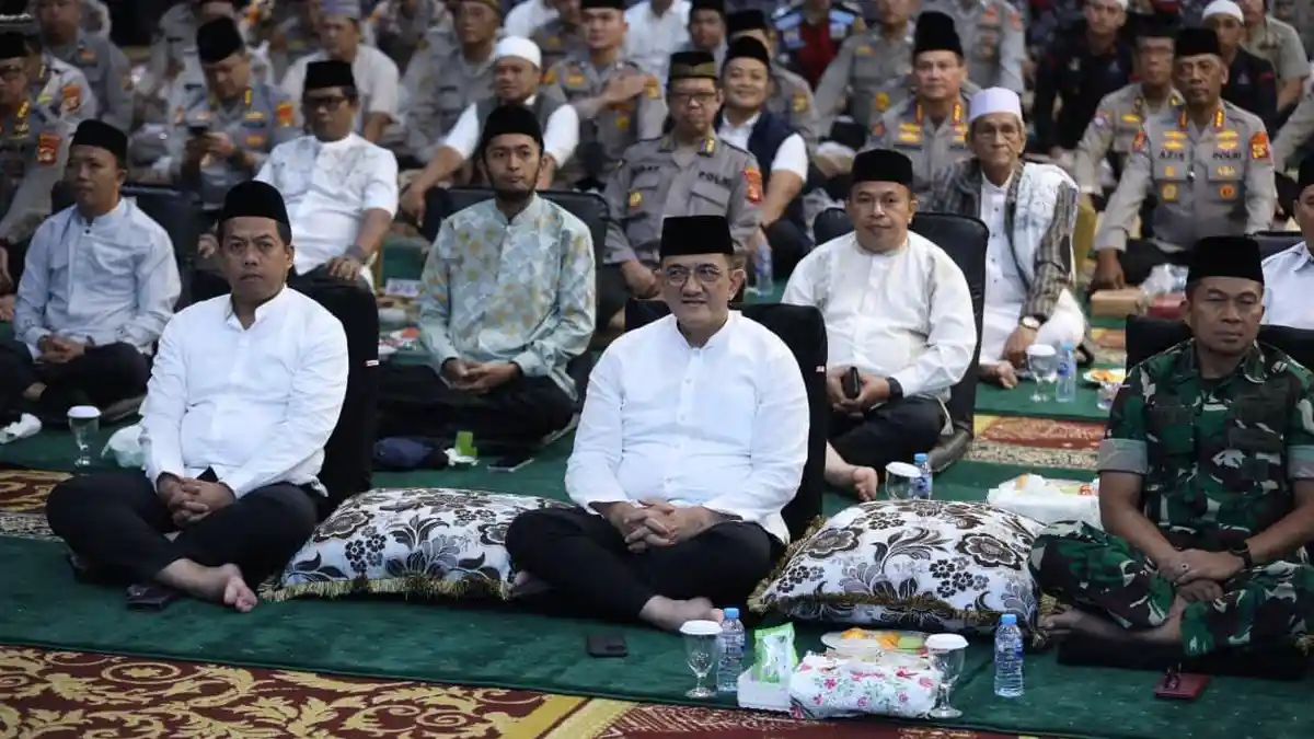 Sekda Sumsel Hadiri Peringatan Maulid Nabi Muhammad di Mapolda, Teladani Akhlak Mulia Jalani Tugas