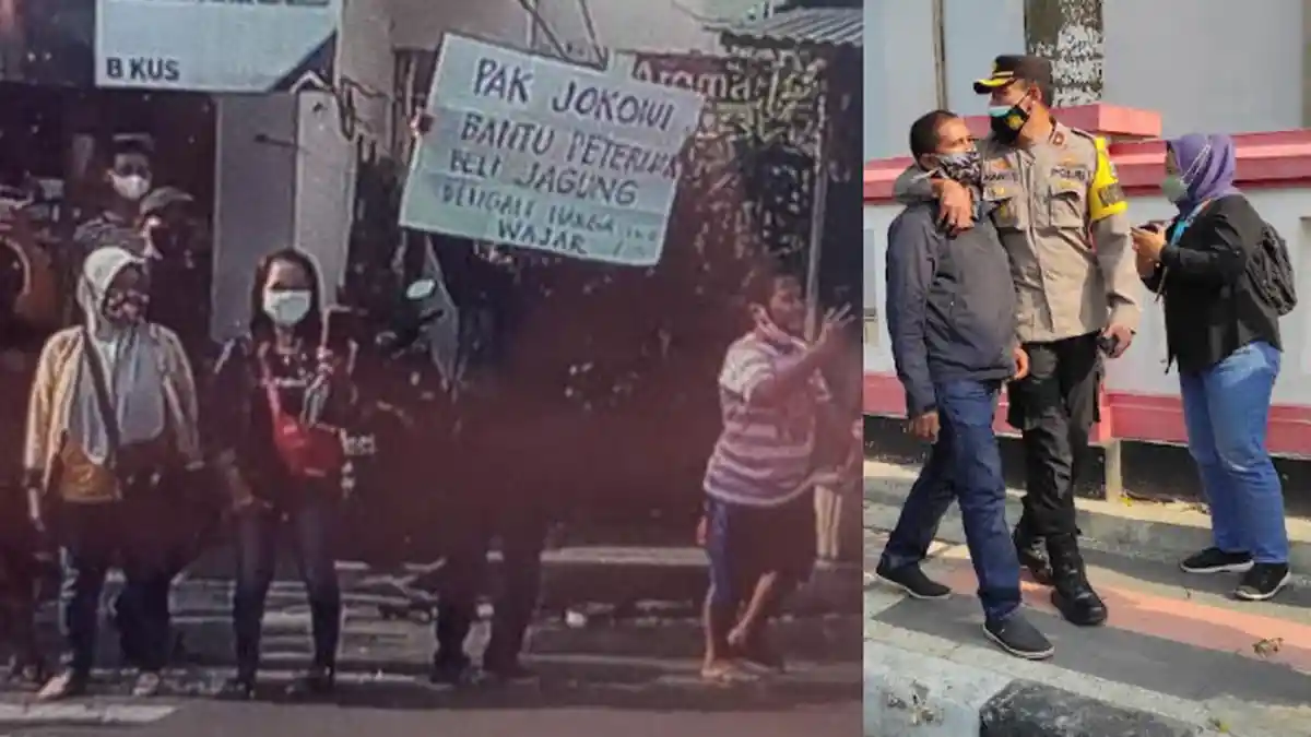 Sempat Diamankan Petugas, Begini Nasib Pria Blitar Pembawa Poster Saat Presiden Jokowi Melintas