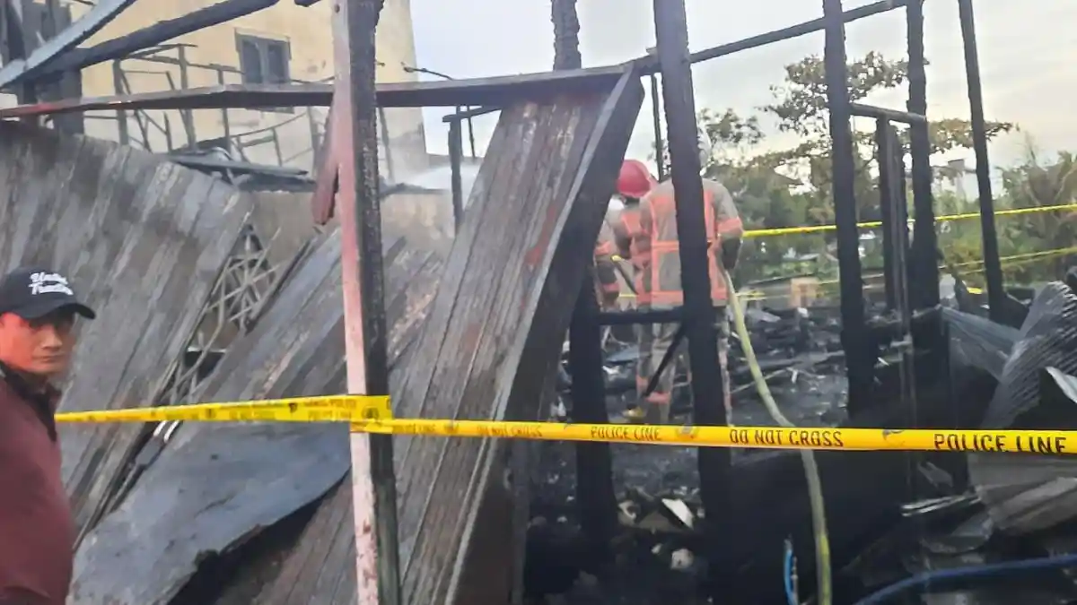 Kebakaran di Kemuning Samarinda, Penghuni Dibangunkan 'Anak-anak Sahur' yang Melihat Asap