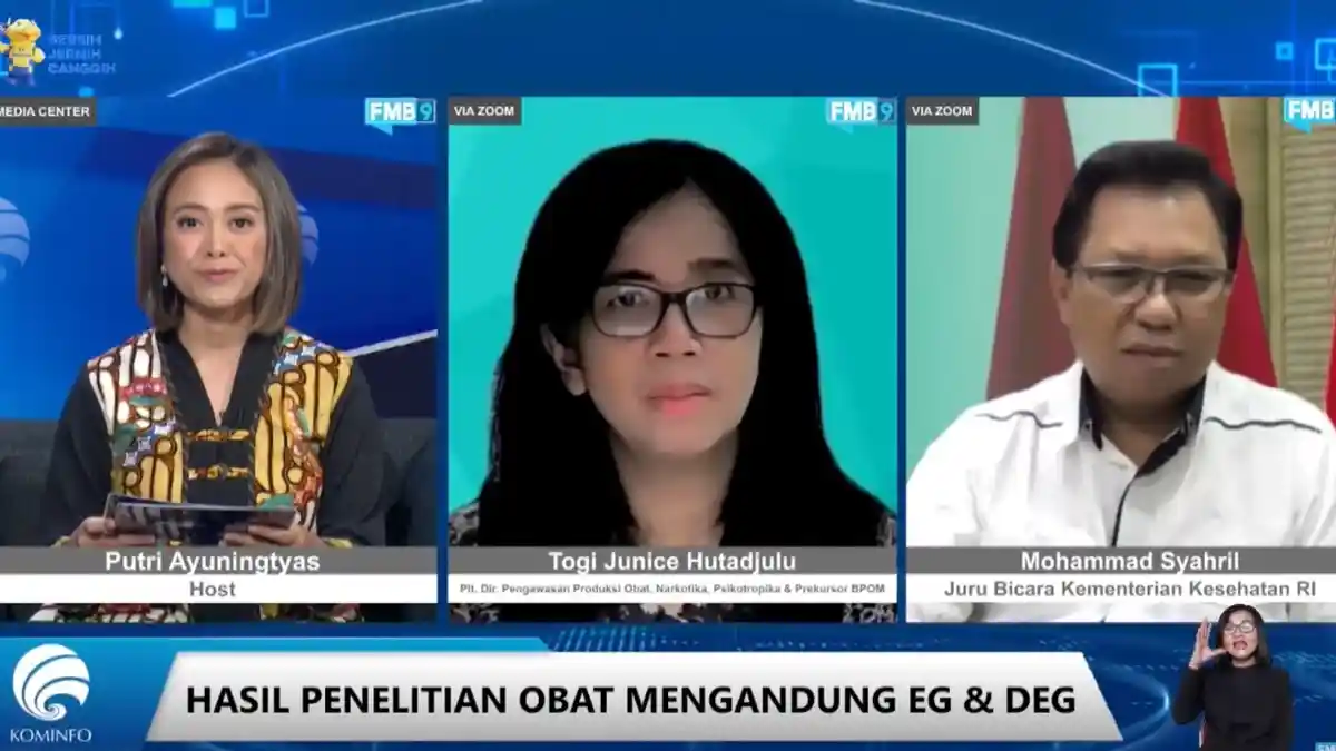 BPOM dan Kemenkes Berkolaborasi Hadapi Kasus Gagal Ginjal Akut