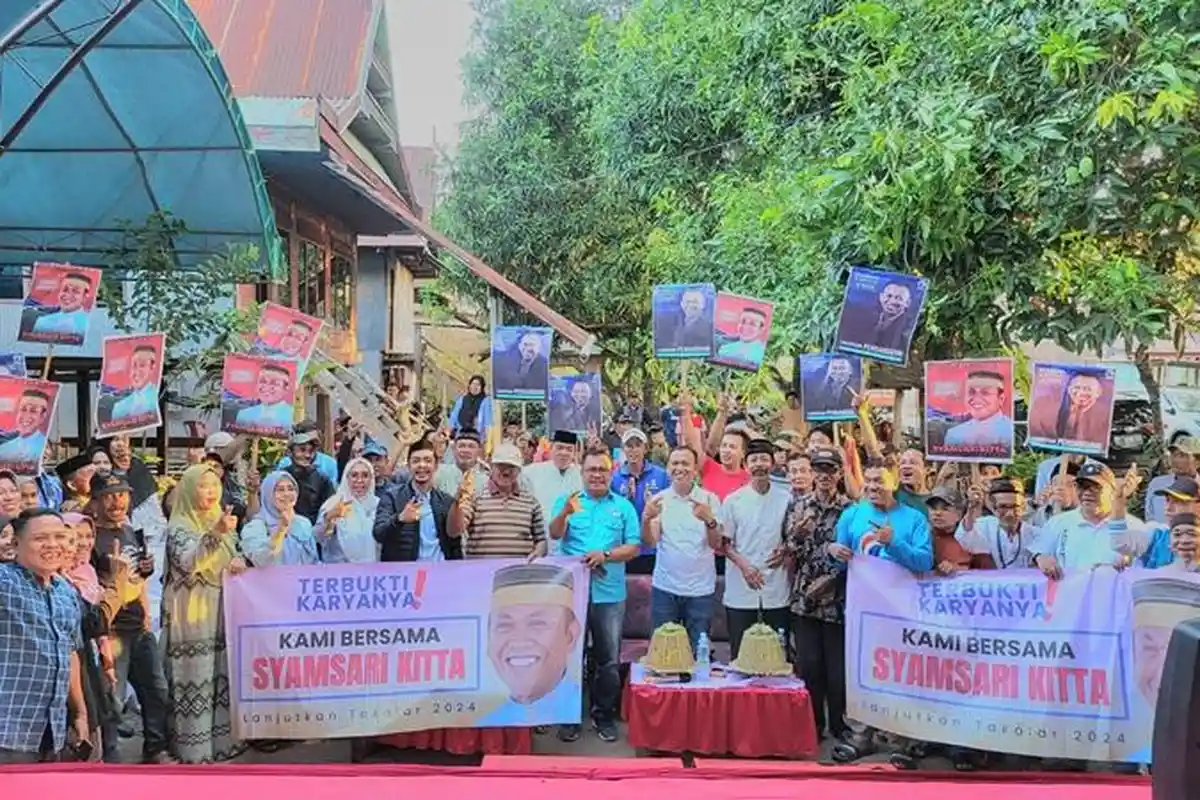Optimistis Maju di Pilkada Takalar, Syamsari Kitta Bakar Semangat Warga Polongbangkeng Selatan