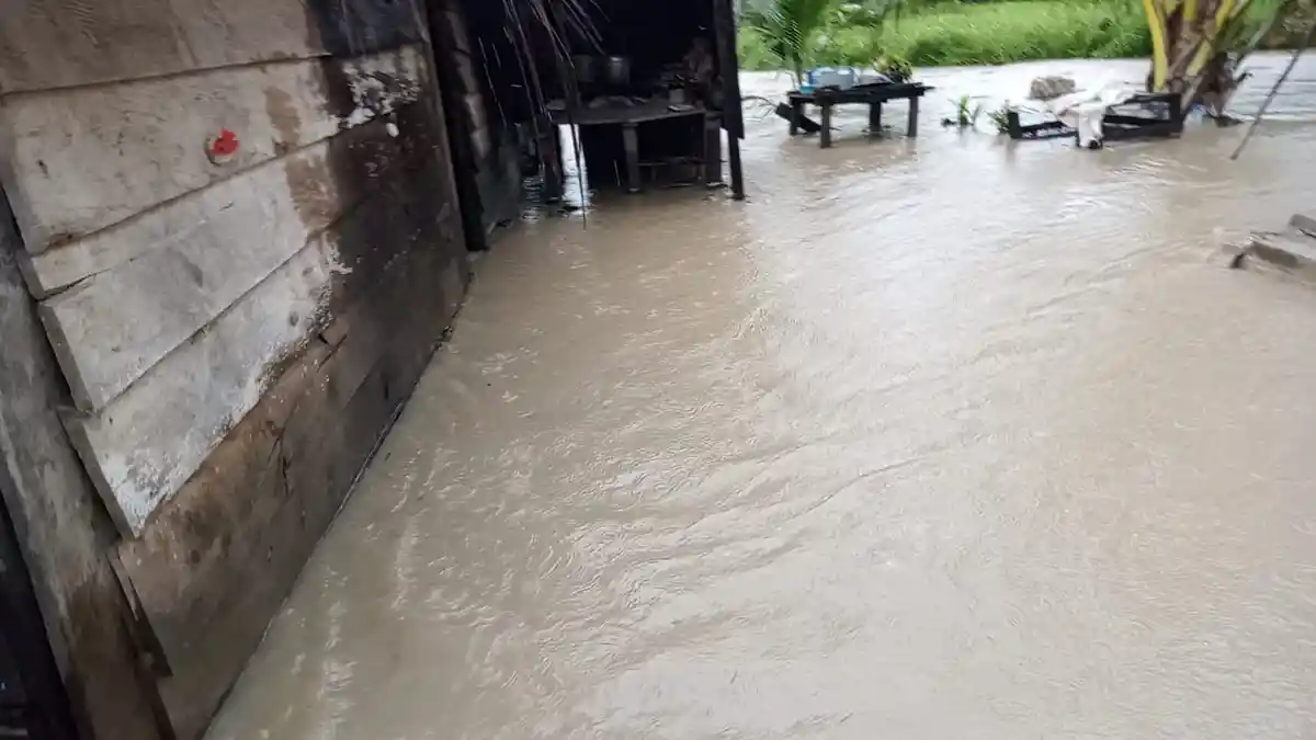 5 Hari Desa Keliobar - Tanimbar Terendam Banjir, Warga Minta Penanganan Pemda