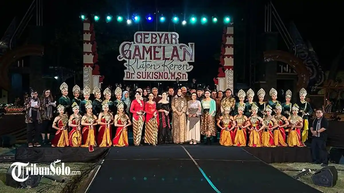 Meriah ! Potret Gebyar Gamelan Klaten Keren, Bupati Sri Mulyani Terkesan Suguhan 150 Seniman