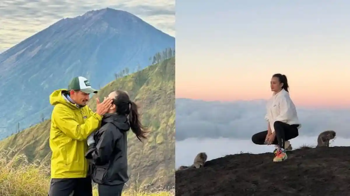 Ririn Ekawati Senang Mendaki Gunung di Bali Ditemani Ibnu Jamil