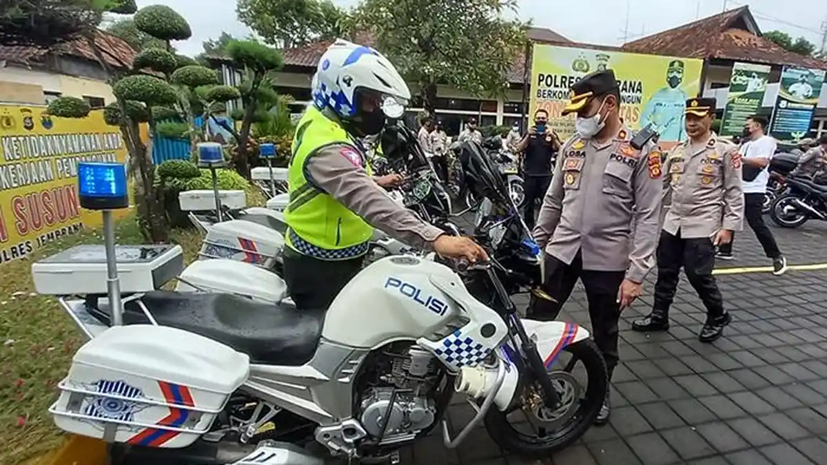 Ratusan Kendaraan Dinas Polres Jembrana Diperiksa, Persiapan Pengamanan Jelang KTT G20