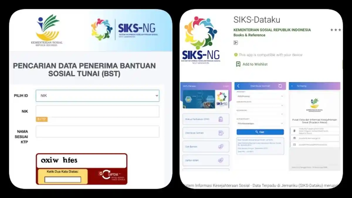 Daftar Bansos Tunai Rp 500 Ribu, Cair September Cek BLT Non PKH https://cekbansos.siks.kemsos.go.id