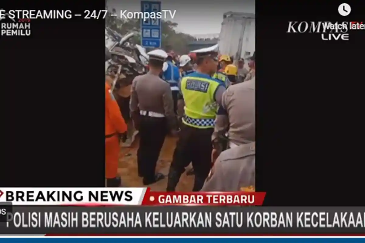 UPDATE Kecelakaan Maut di Tol Cipularang KM 91, Korban Meninggal Jadi 9 Orang, 4 Kendaraan Terbakar