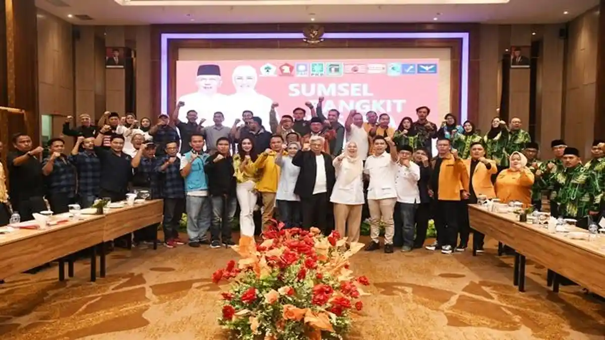 Kumpulkan 10 Parpol Pengusung, Mawardi Yahya Ingatkan Kerja Keras di Pilgub Sumsel