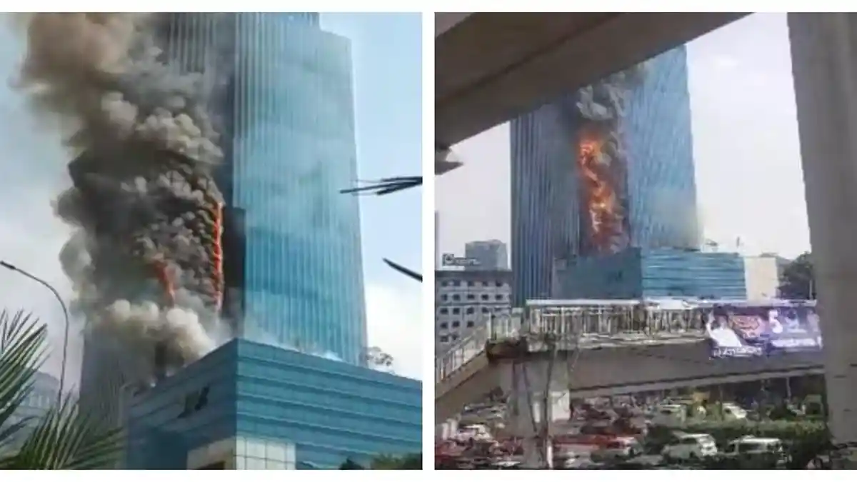 Kebakaran Gedung K-Link Setiabudi: Puslabfor Curigai Residu Arang dan Tabung Gas