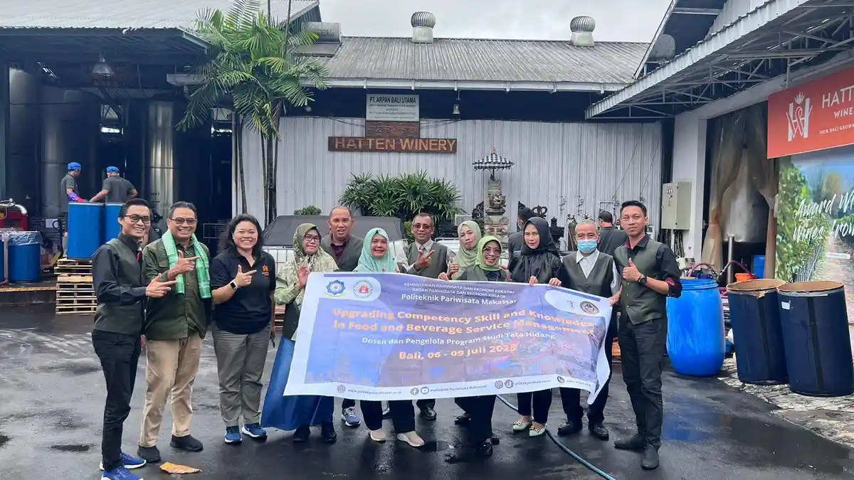 Prodi Tata Hidang Poltekpar Makassar Laksanakan Pengembangan Kompetensi di Bali