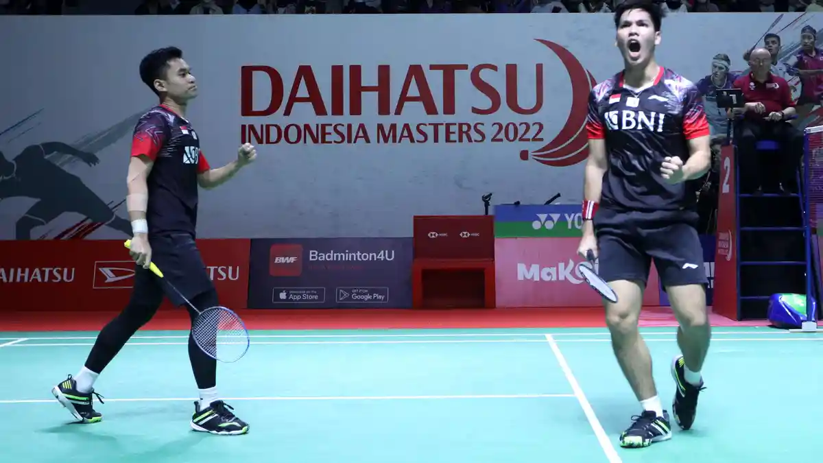 Sedang Berlangsung Live Streaming Leo Rolly Carnando/Daniel Marthin Lawan Wakil Prancis, Cek Linknya