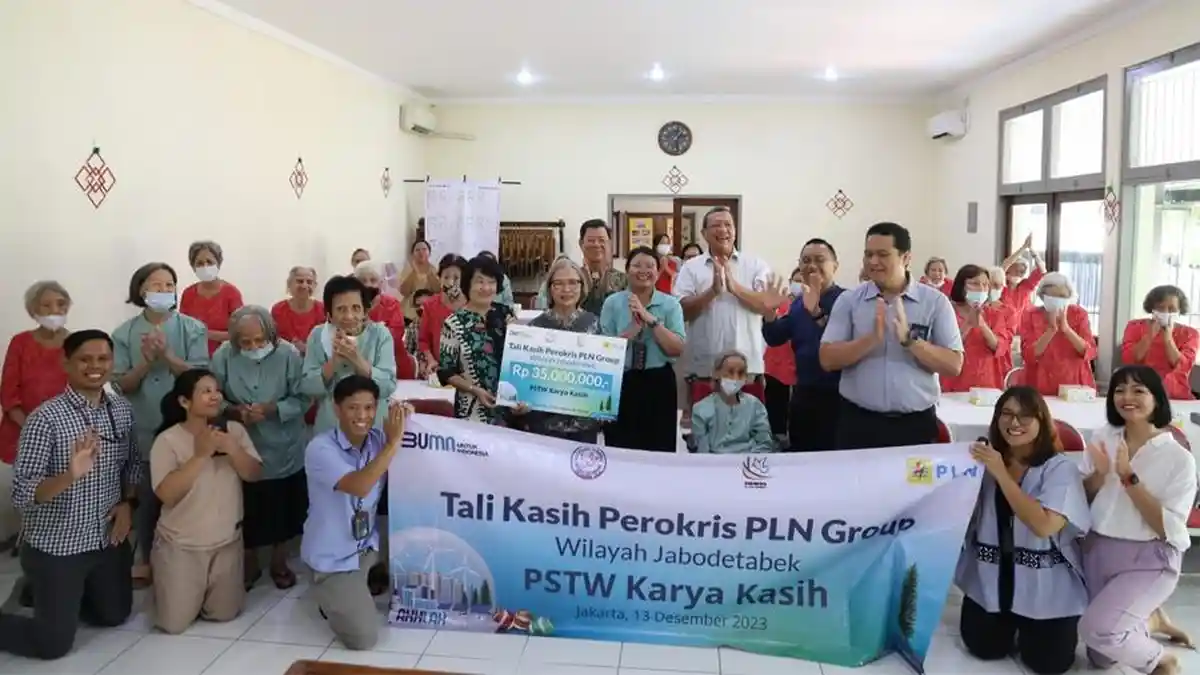 Sambut Natal, Perokris PLN Berbagi Kasih Kepada 6 Panti di Jabodetabek