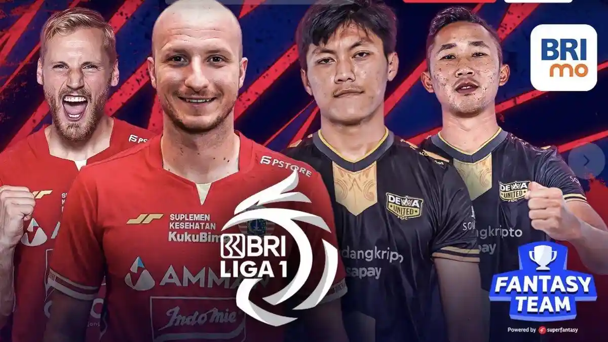 LIVE Indosiar! Link Nonton Live Streaming Persija Jakarta Vs Dewa United, Akses di Sini via HP