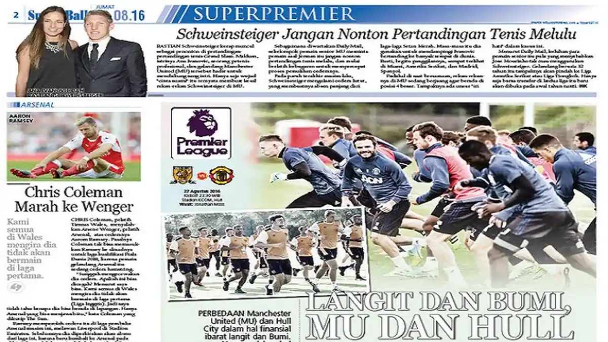 Manchester United dan Hull City Ibarat Bumi dan Langit