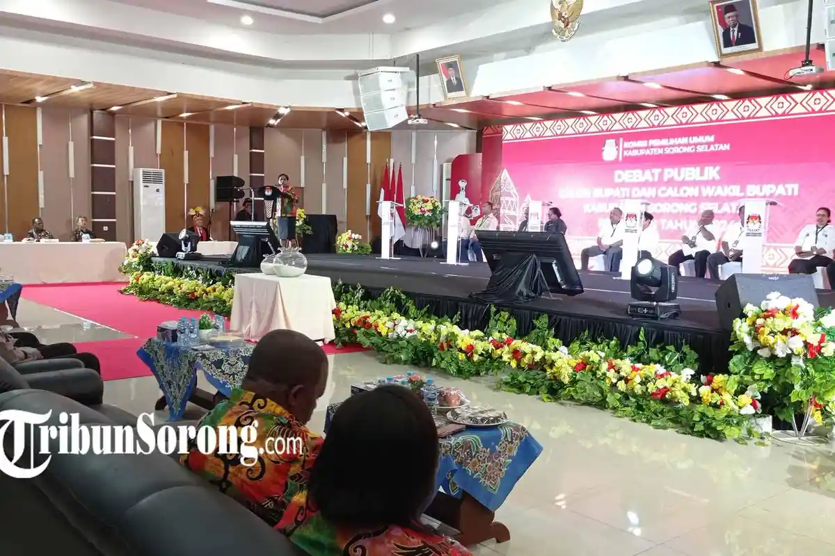 KPU Sorong Selatan Gelar Debat Kandidat Pertama, 5 Paslon Adu Gagasan dan Visi Misi