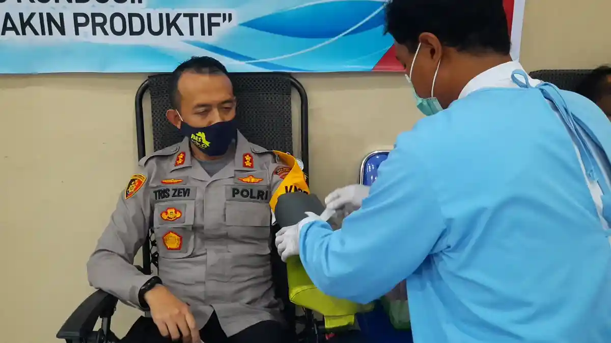 Polres Pangkalpinang Gelar Aksi Donor Darah, Targetkan 100 Kantong Darah