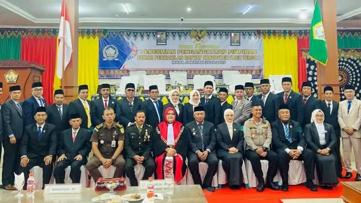 Tiga Pimpinan DPRK Aceh Tengah 2024-2029 Dilantik, Ini Harapan Pj Bupati