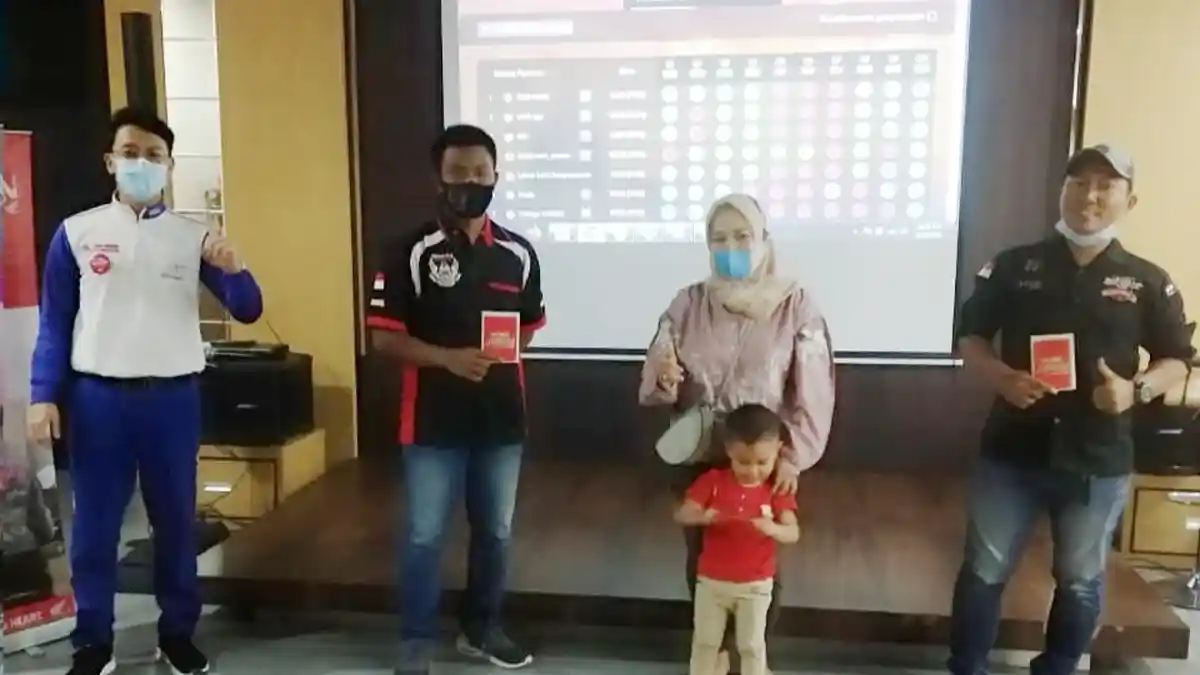 Komunitas Honda Kalselteng Kompak Serukan Berkendara Aman