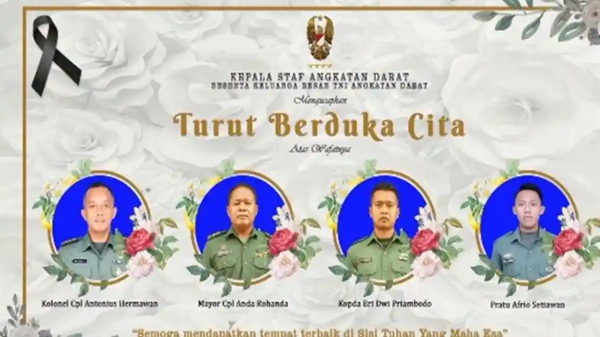 Sosok 4 Anggota TNI yang Gugur Dalam Insiden Ledakan Pemusnahan Amunisi di Pantai Cibalong Garut