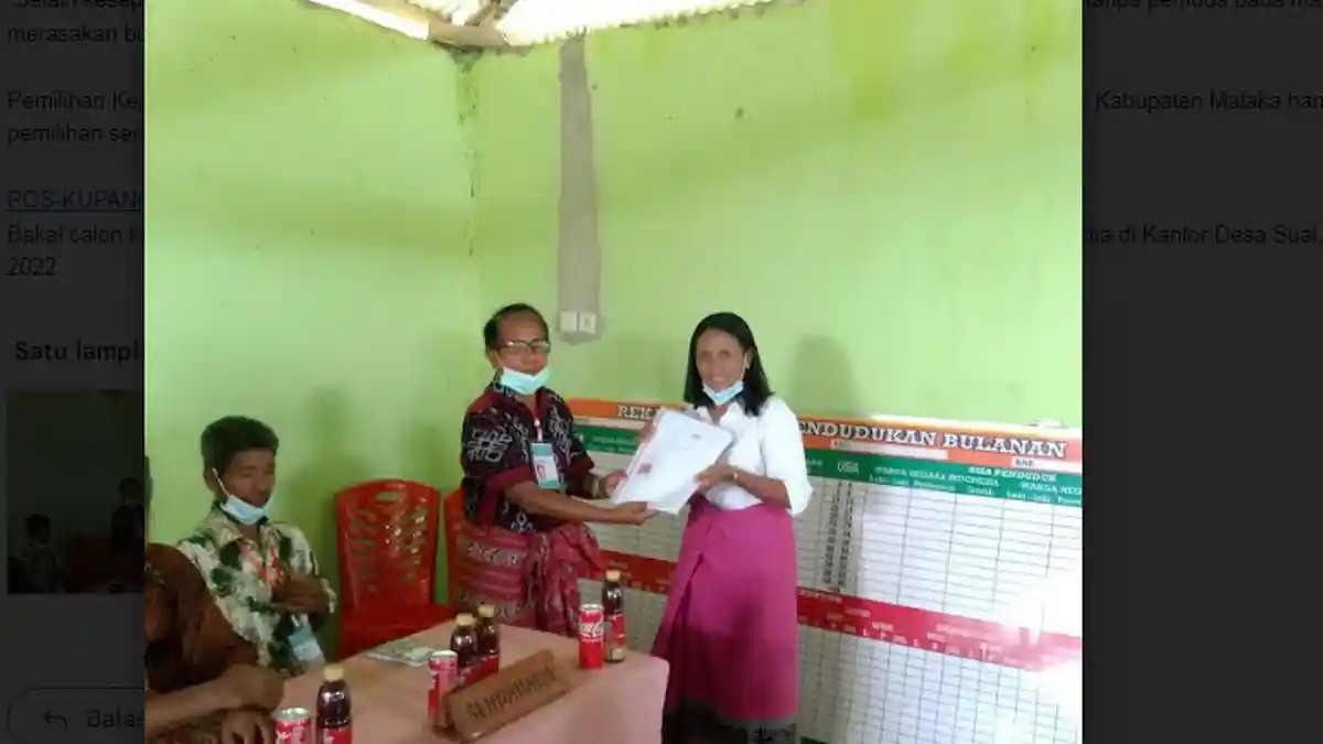 Pilkades Serentak di Malaka, Agustina Babu Daftarkan Diri di Momen Hari Sumpah Pemuda 