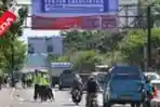 Polisi Berpatroli di Kawasan Tertib Berlalu Lintas