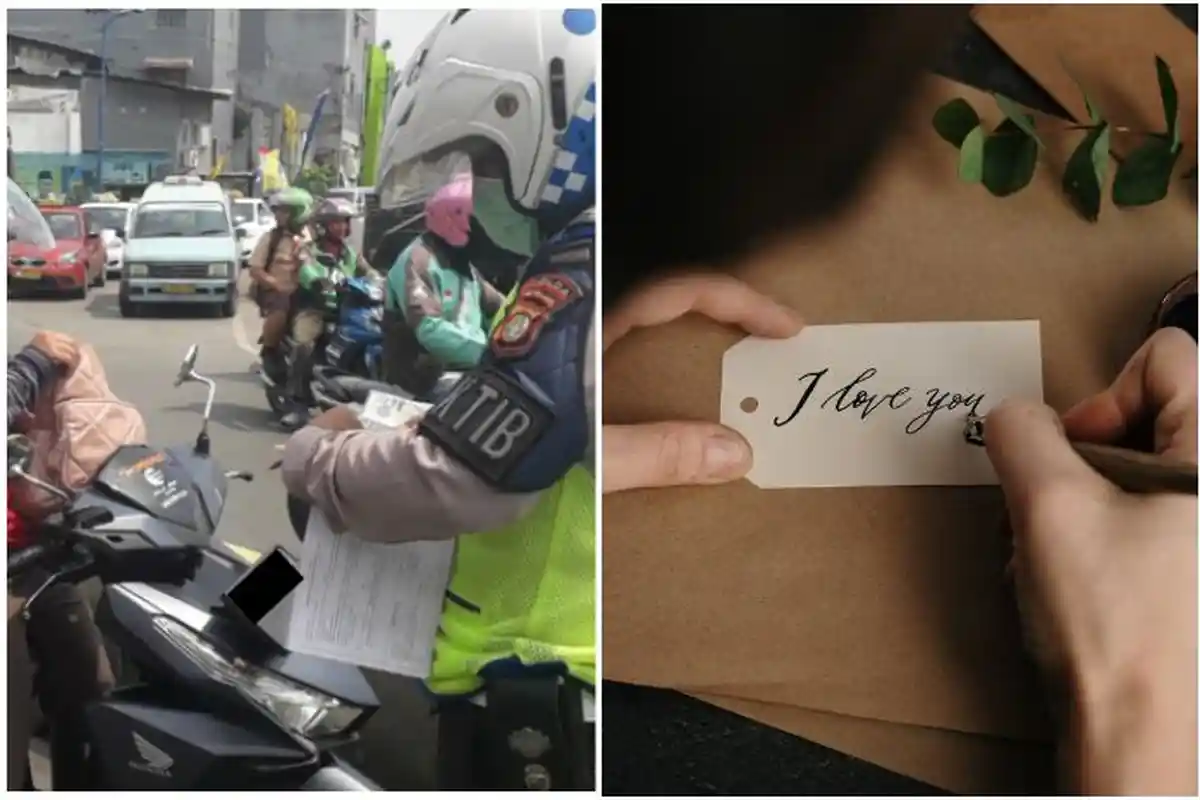 Tidak Melanggar, Polisi Ini Tilang Cewek Cantik, Lalu Nembak dengan Surat Tilang, Begini Suratnya?
