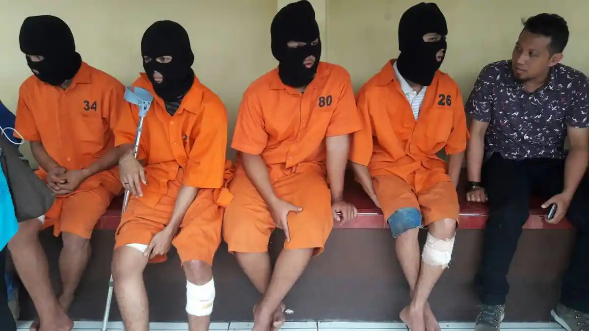 Kawanan Jambret yang Ditembak Ini Telah 24 Kali Beraksi