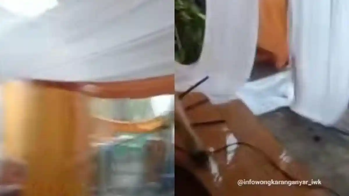 Tenda Diterjang Angin dan Hujan Deras, Midodareni Pernikahan di Karanganyar Ini Nyaris Batal