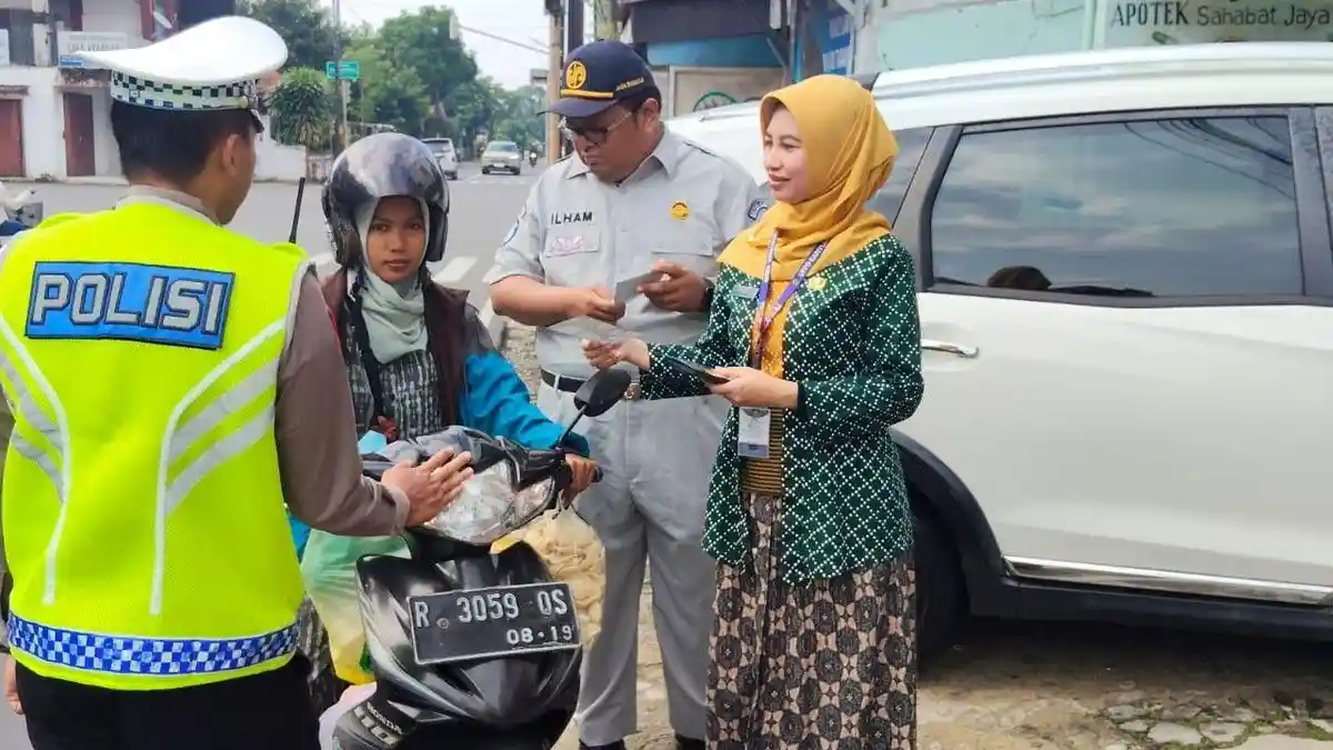 Pengendara di Purwokerto Kaget Ada Razia, Ternyata Hanya Dapat Teguran ...