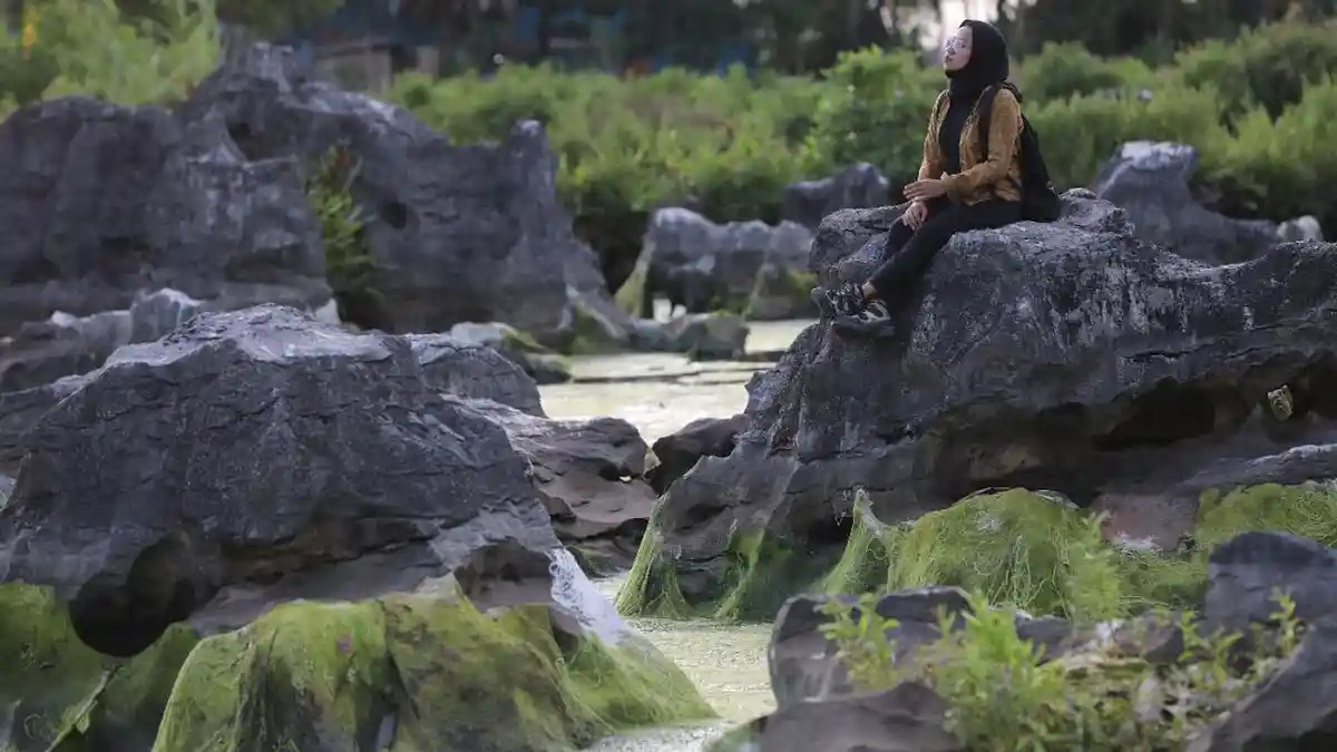 Setitik 'Surga' Tuhan di Taman Batu Rammang Rammang Maros