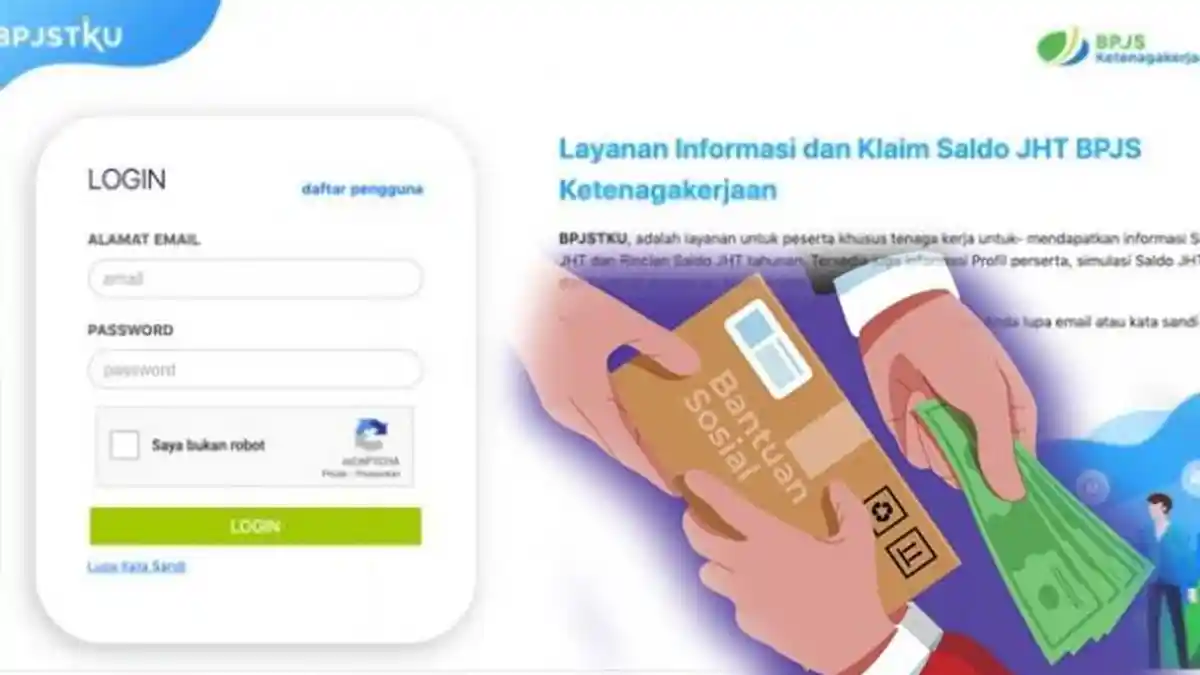 SIPP Online Cara Login BPJS Ketenagakerjaan dan Cek BLT BPJS Rp 1 Juta ...