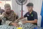 Polisi yang Tugas Jaga Mudik di Ancol Dicek Kesehatan hingga Diberi Vitamin