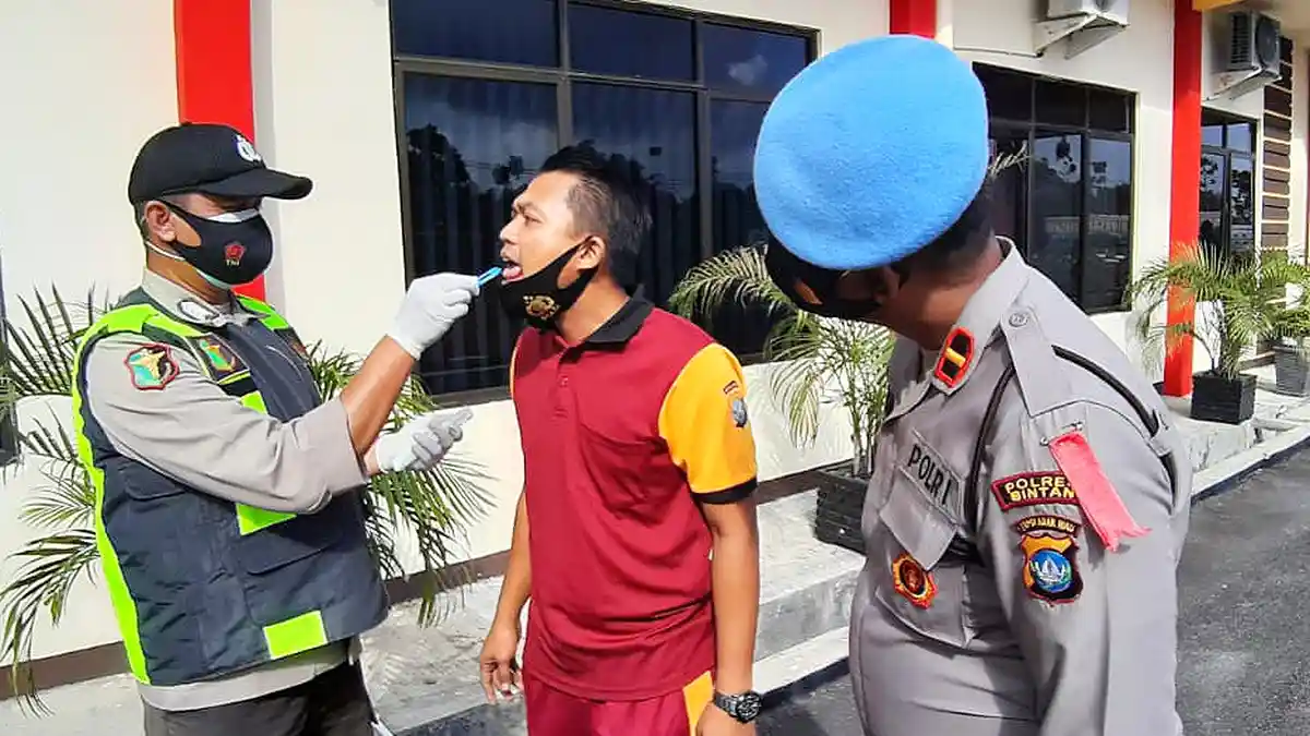 Buntut Kasus Kompol Yuni Purwanti, Propam Polres Bintan Tes Urine Acak Cegah Narkoba