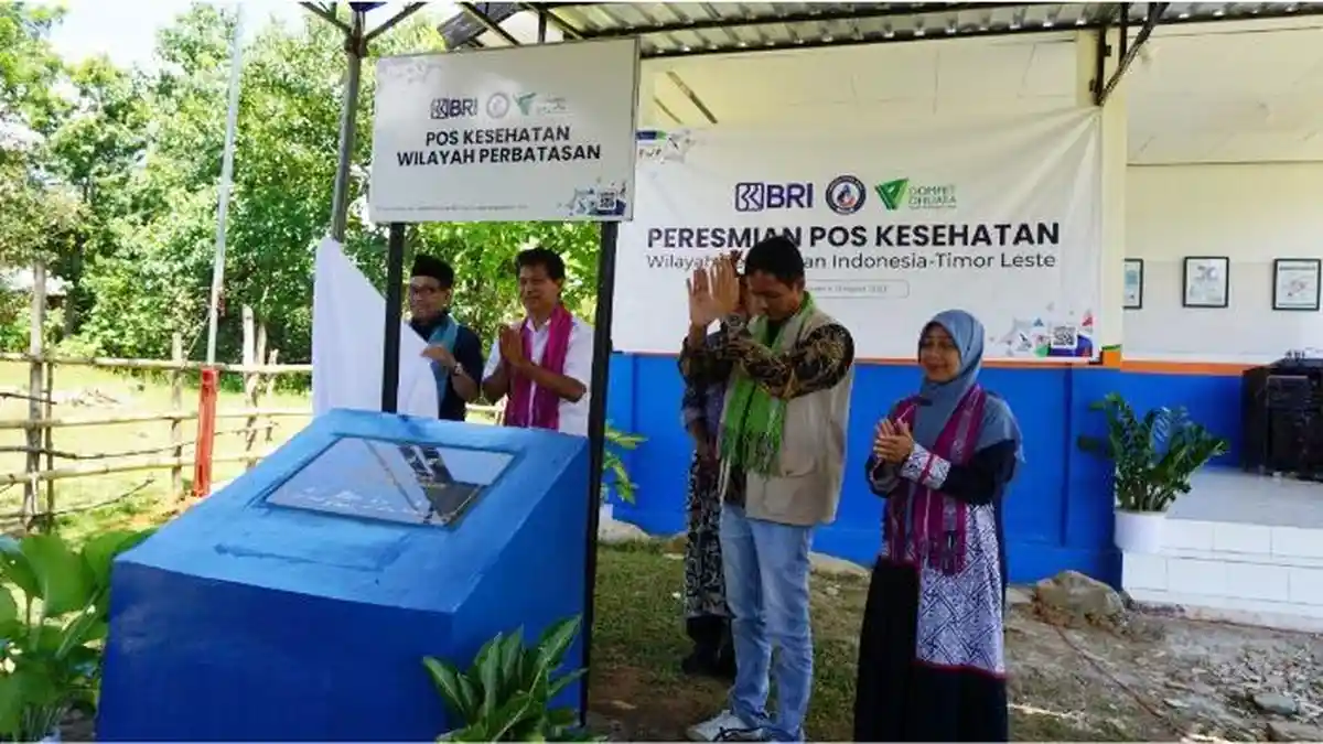 Tingkatkan Kesehatan Warga di Perbatasan, Dompet Dhuafa Bersama BRILiaN Dirikan Pos Kesehatan