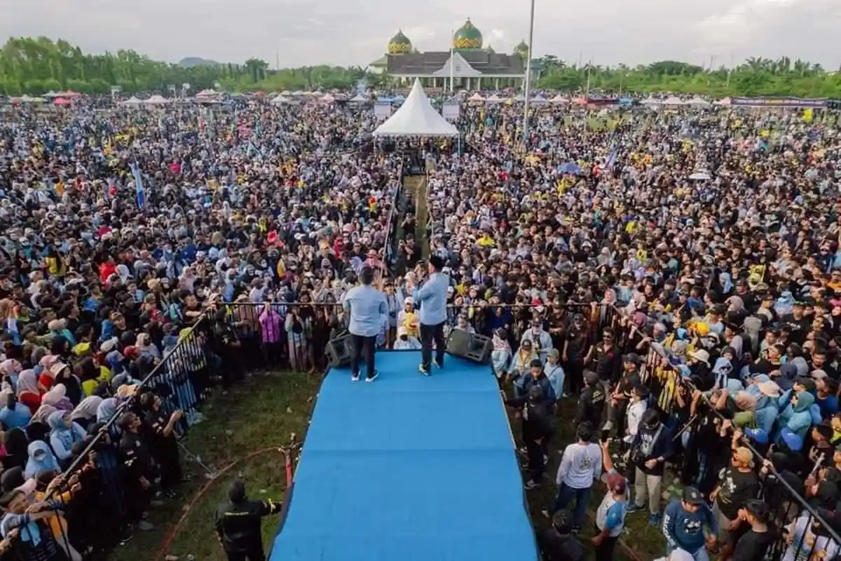 Pendukung Pata-Dhevy Padati Lokasi Kampanye Akbar di Belopa, Jumlah Simpatisan Lampaui Target
