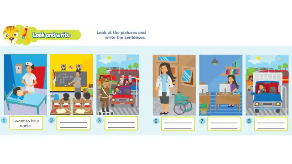 Kunci Jawaban Bahasa Inggris Kelas 6 Halaman 104 -105 Kurikulum Merdeka: Look and Write