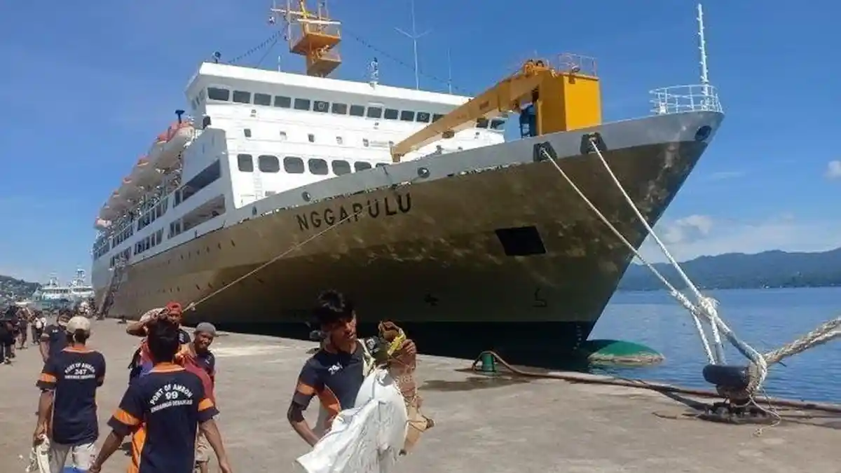 Jadwal Kapal Pelni KM Nggapulu Terbaru hingga 31 Juli 2023, Cek Kedatangannya di Makassar