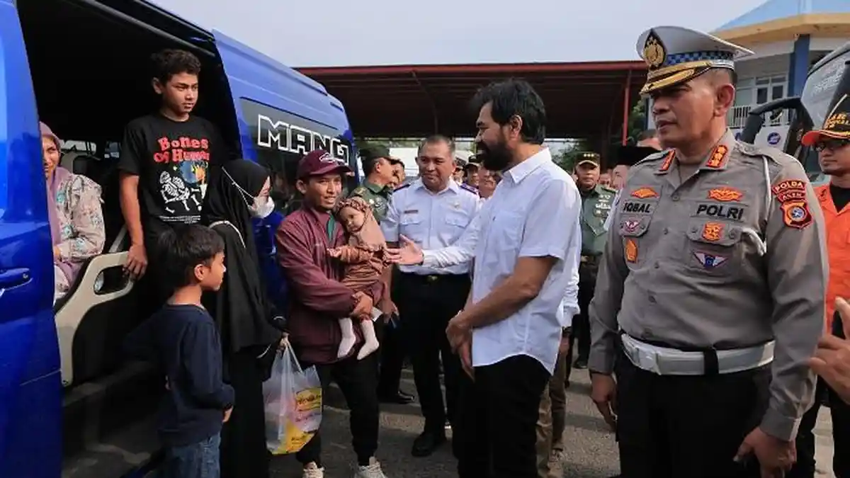 Dilepas Gubernur Aceh Muzakir Manaf, 7.919 Orang Gunakan Layanan Mudik Gratis