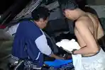 Sekumpulan Warga Sedang Pesta Miras Kalangkabut Saat Dibubarkan Polisi