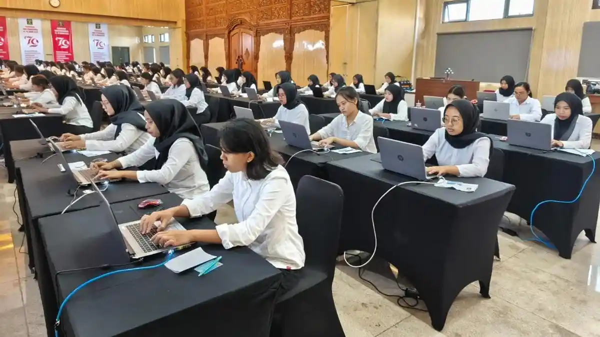 Kanwil Kemenkumham Jateng Gelar SKB Praktik Kerja Bagi Pelamar CPNS Non SLTA