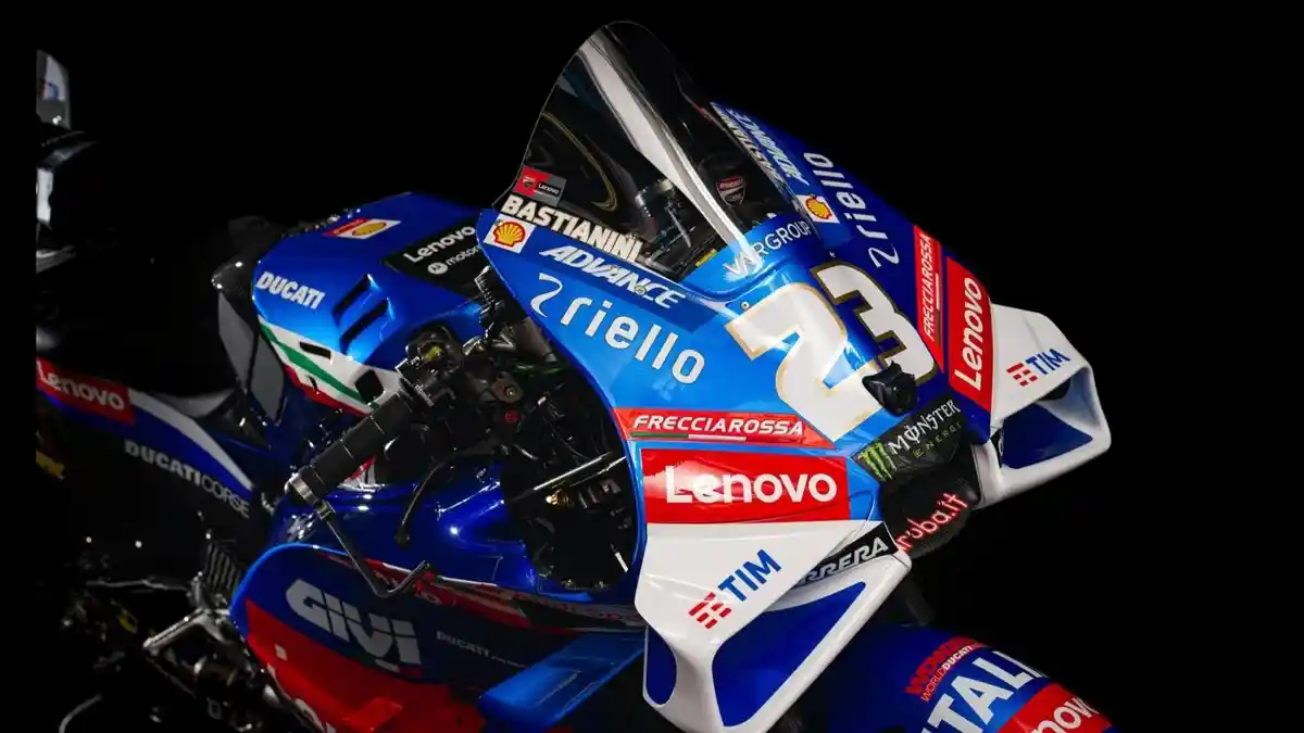 SENSASI Livery Ducati,  Warna Merah Berganti Biru Ciri Khas Italia Punya Makna Glamor dan Kudus