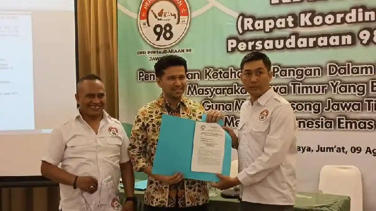 Pilgub Jatim 2024, Persaudaraan 98 Dukung Khofifah-Emil Lanjut Periode Kedua