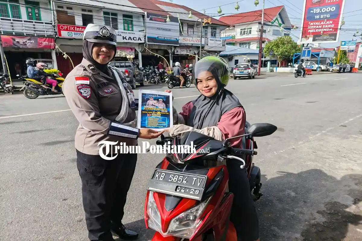 Kasat Lantas Sambas Ungkap Faktor Dominan Kecelakaan Lalu Lintas, Bermain HP Saat Berkendara