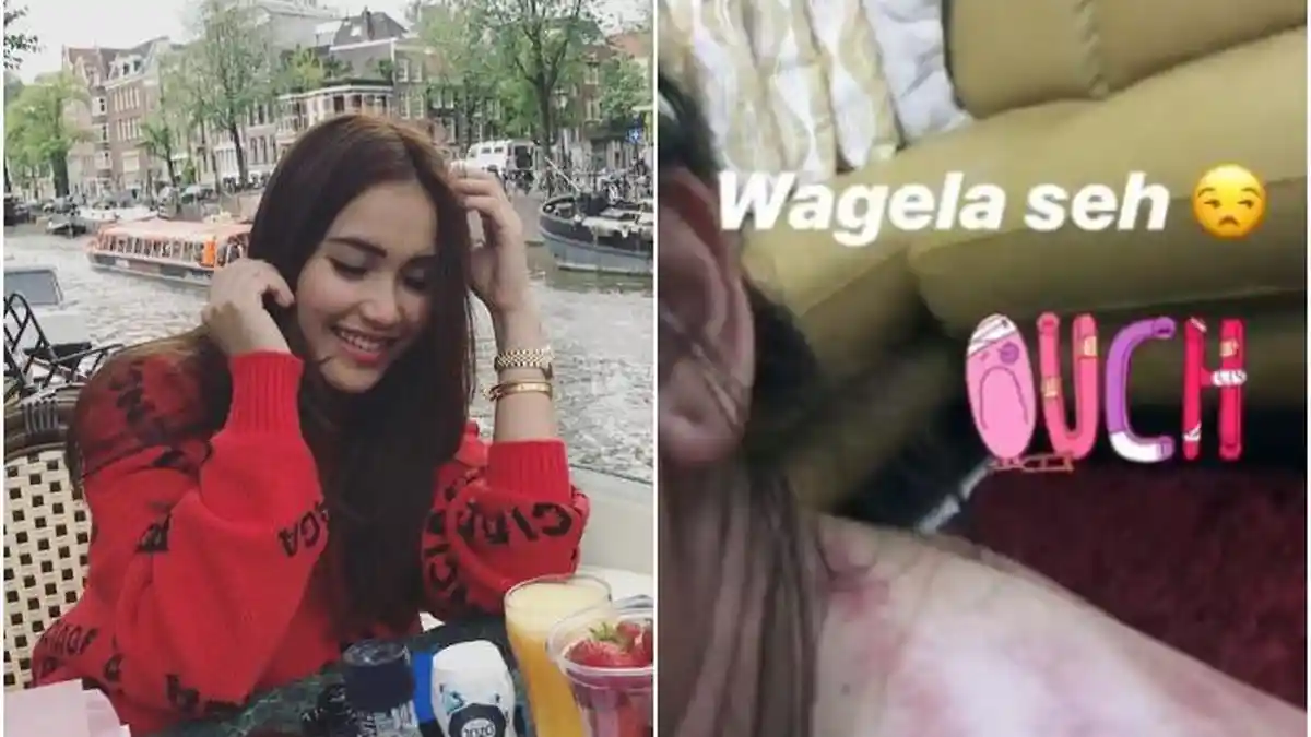 Tak Enak Badan Pasca Liburan ke Luar Negeri, Ayu Ting Ting Kepergok Minta Dikerok Sekujur Punggung