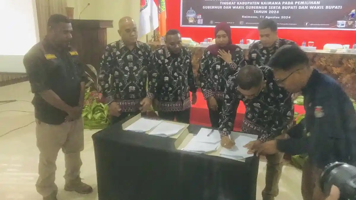 KPU Kaimana Tetapkan DPS Pilkada 2024 Capai 41.733 Pemilih